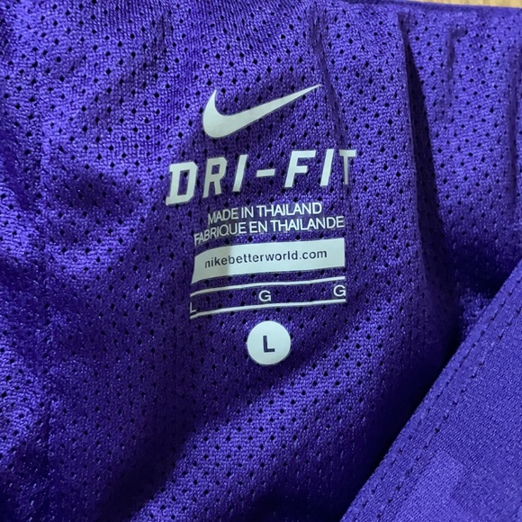 Nike DRI-FIT size large; black and purple; like new; - Picture 5 of 6